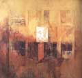 "Pompeyano". Óleo sobre tela. 150 x 150 cm. 1981