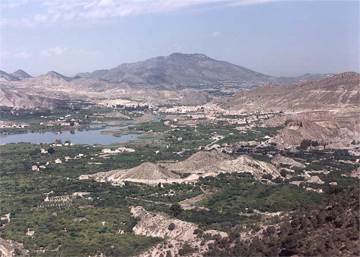 Vista desde la sierra de Ricote
