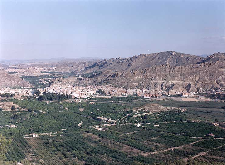 Vista desde la sierra de Ricote