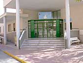 Entrada al Centro de salud