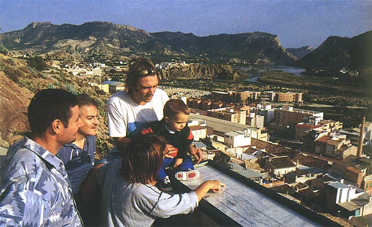 Mirador por encima de Blanca con vista panorámica