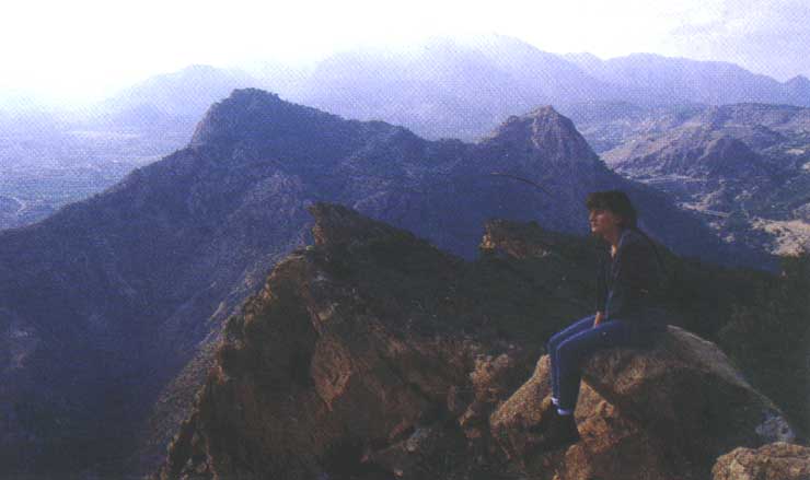 La cumbre del Solvente es un balcón espectacular sobre el río
