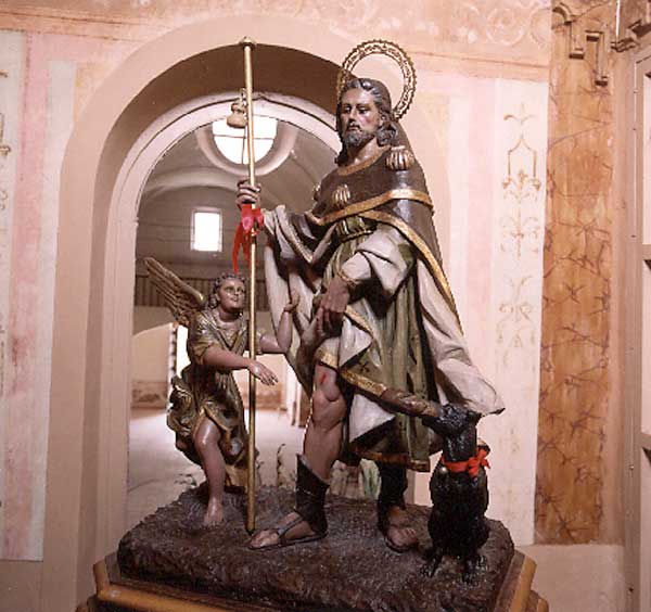 San Roque en el interior de su Ermita
