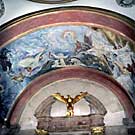 Fresco sobre el altar