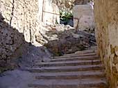 Escaleras de subida al Castillo
